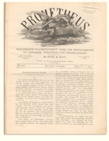 Prometheus : Illustrirte Wochenschrift über die Fortschritte in Gewerbe, Industrie und Wissenschaft. 4. Jahrgang, 1893, Nr 208