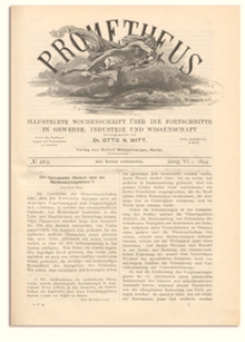Prometheus : Illustrirte Wochenschrift über die Fortschritte in Gewerbe, Industrie und Wissenschaft. 6. Jahrgang, 1894, Nr 263